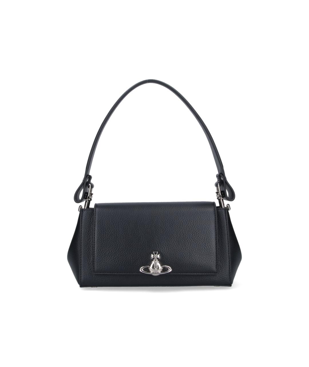 VIVIENNE WESTWOOD Черная сумка через плечо из искусственной кожи, фото 1