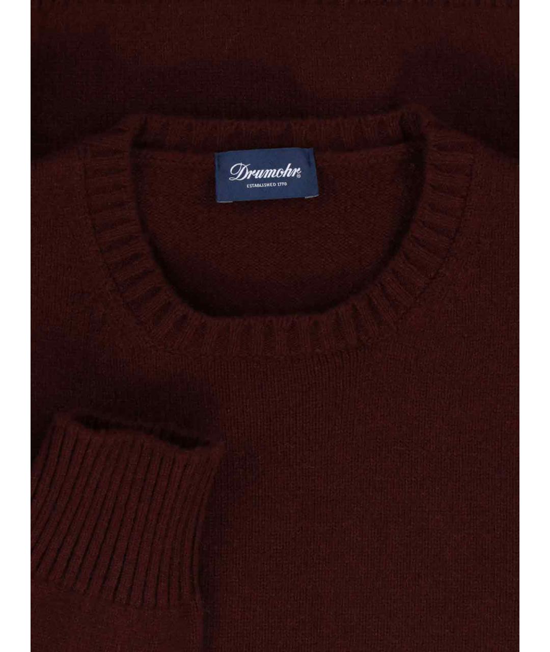 Drumohr Красный кашемировый джемпер / свитер, фото 3