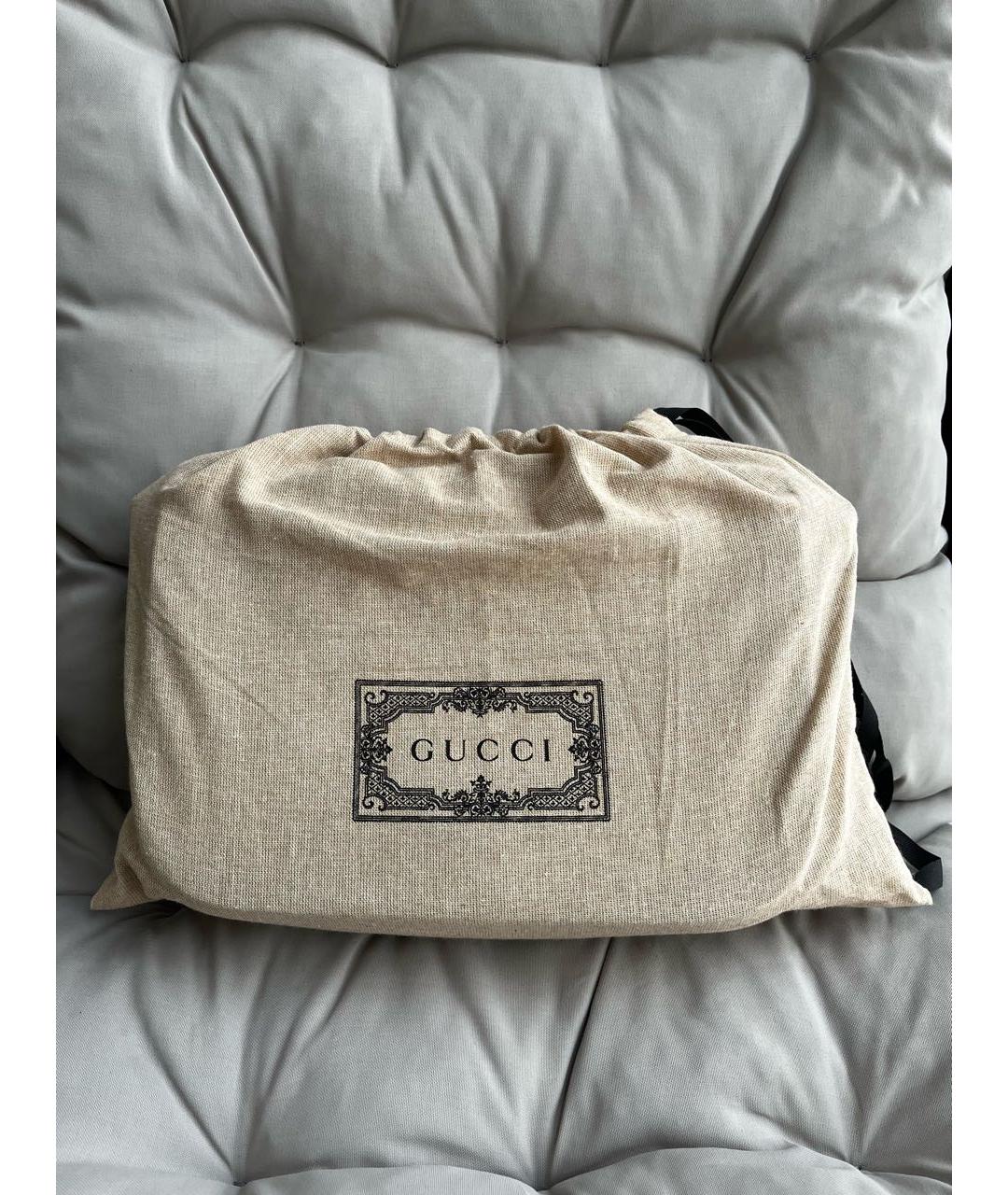 GUCCI Бежевая тканевая сумка на плечо, фото 8