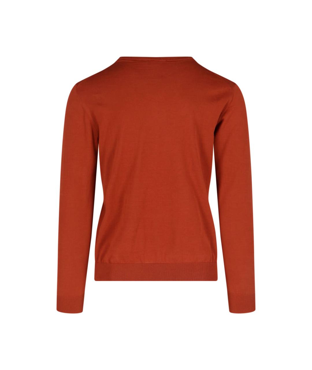 Drumohr Оранжевый хлопковый джемпер / свитер, фото 2