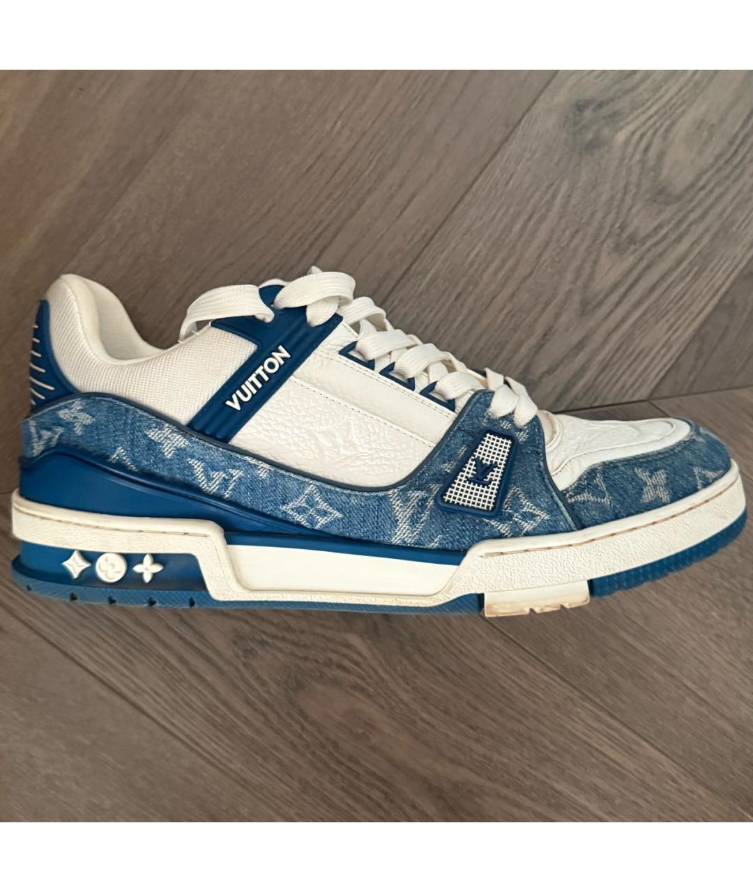LOUIS VUITTON Кожаные низкие кроссовки / кеды, фото 5