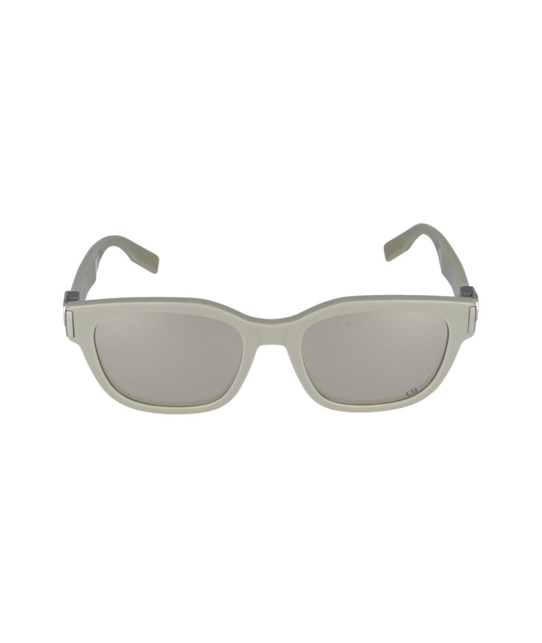 CHRISTIAN DIOR Серые пластиковые солнцезащитные очки, фото 2