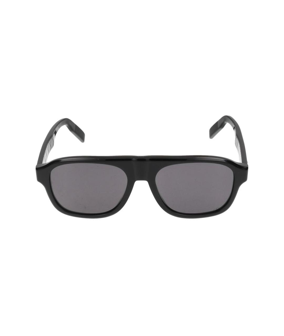 CHRISTIAN DIOR Черные пластиковые солнцезащитные очки, фото 2