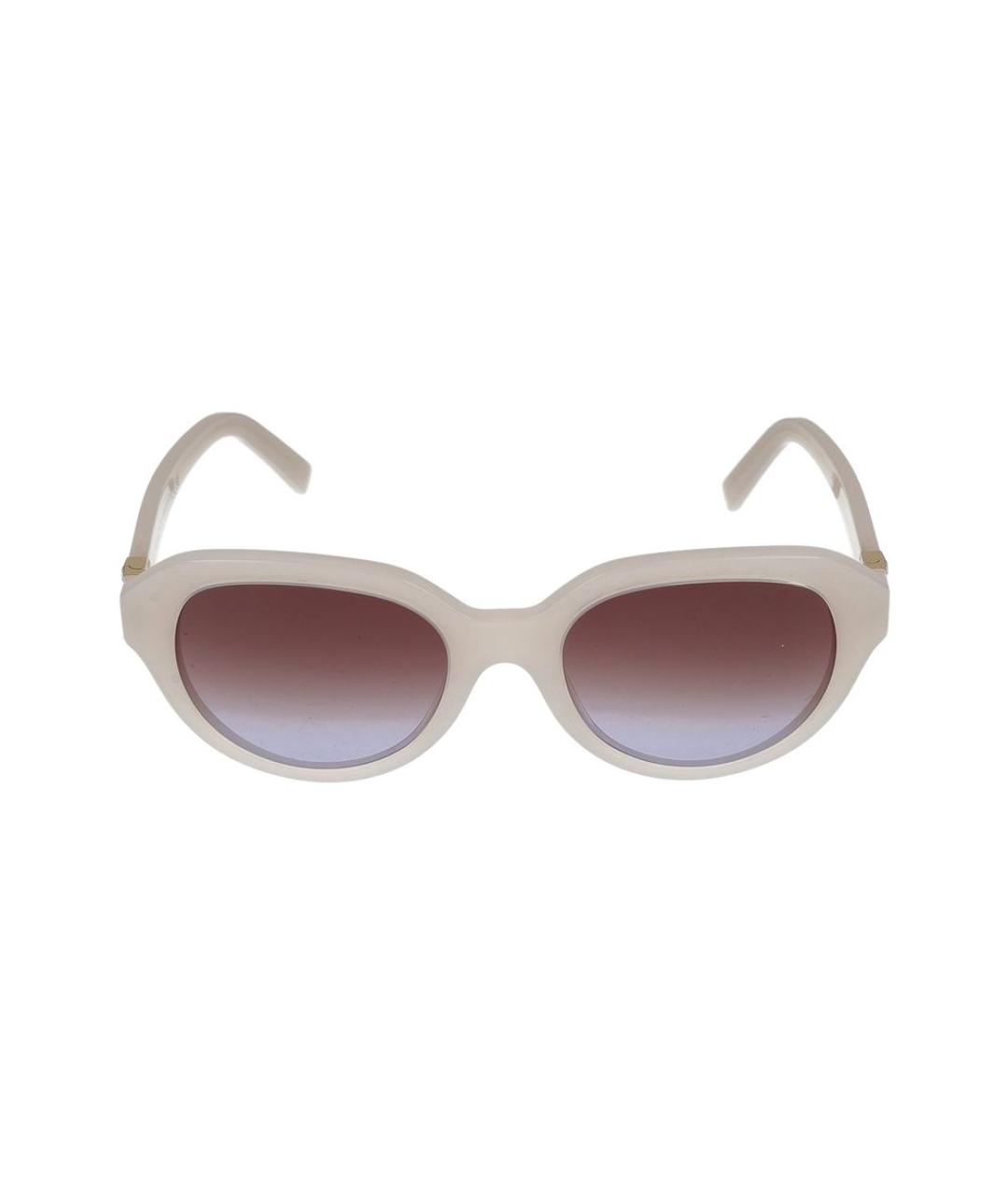 GIVENCHY Бежевые пластиковые солнцезащитные очки, фото 2