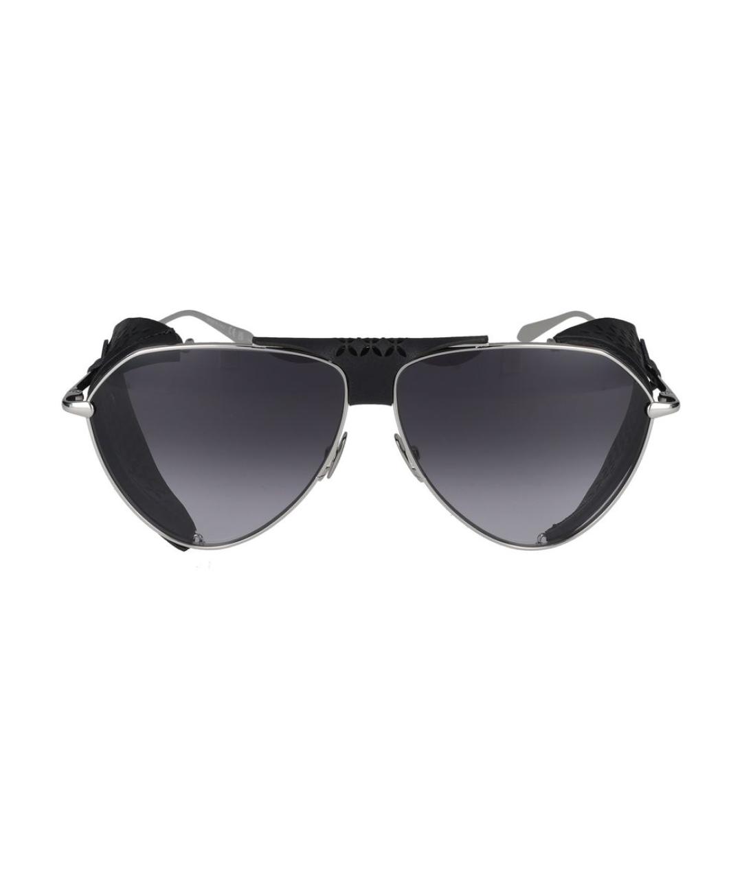 ALAIA Серебряные металлические солнцезащитные очки, фото 2