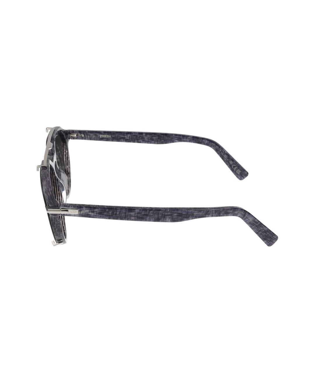CHRISTIAN DIOR Синие пластиковые солнцезащитные очки, фото 3