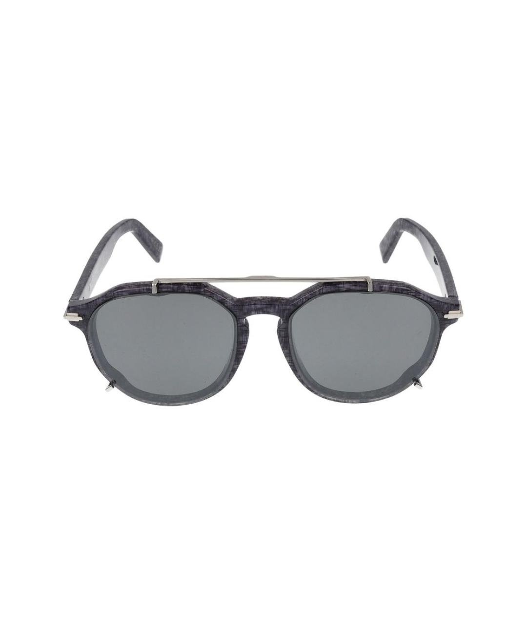 CHRISTIAN DIOR Синие пластиковые солнцезащитные очки, фото 2