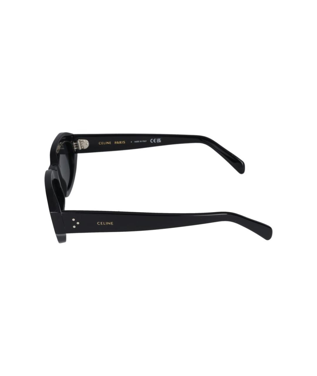 CELINE Черные пластиковые солнцезащитные очки, фото 3
