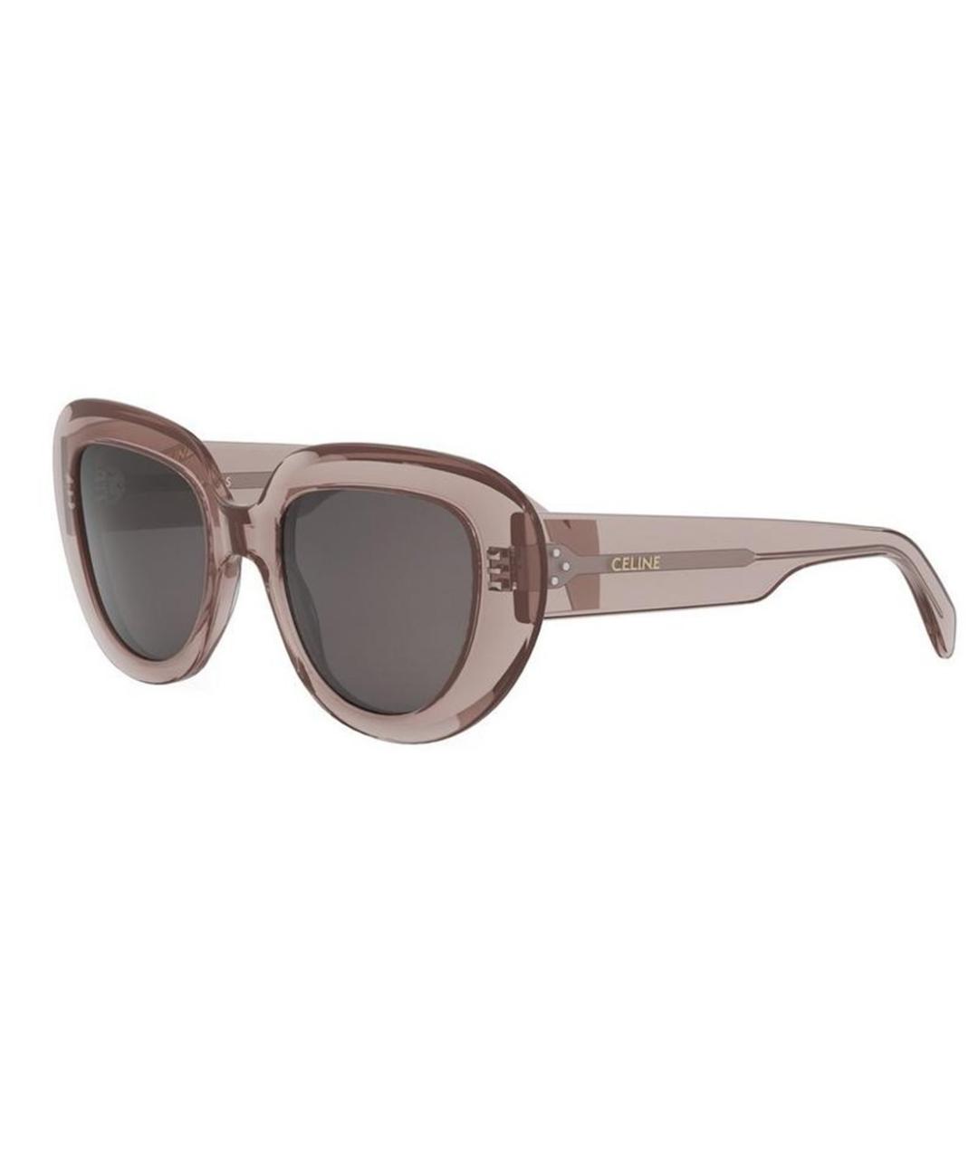 CELINE Розовые пластиковые солнцезащитные очки, фото 1