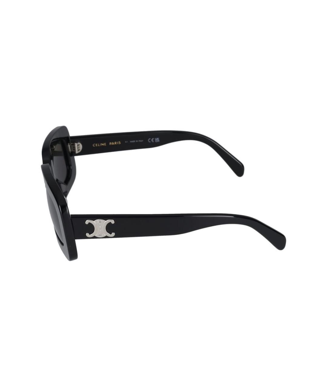 CELINE Черные пластиковые солнцезащитные очки, фото 3