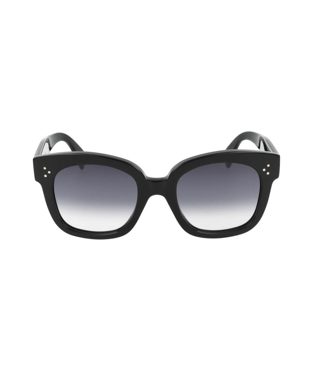 CELINE Черные пластиковые солнцезащитные очки, фото 2