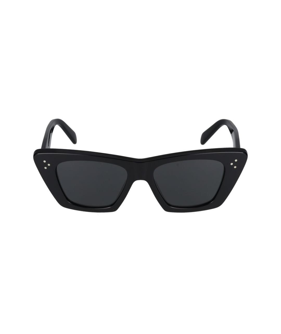 CELINE Черные пластиковые солнцезащитные очки, фото 3