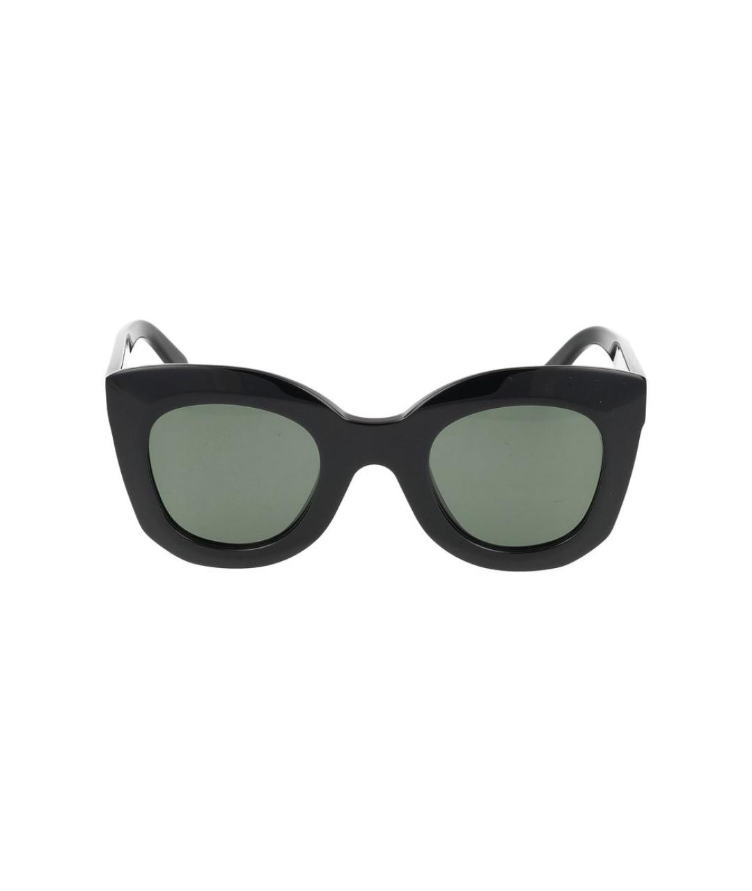 CELINE Черные пластиковые солнцезащитные очки, фото 2