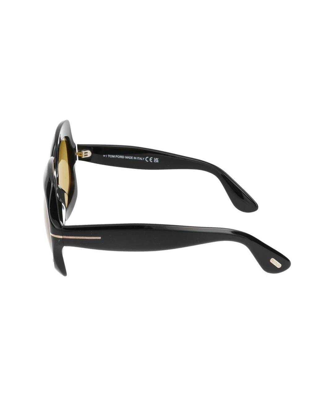 TOM FORD Черные пластиковые солнцезащитные очки, фото 5