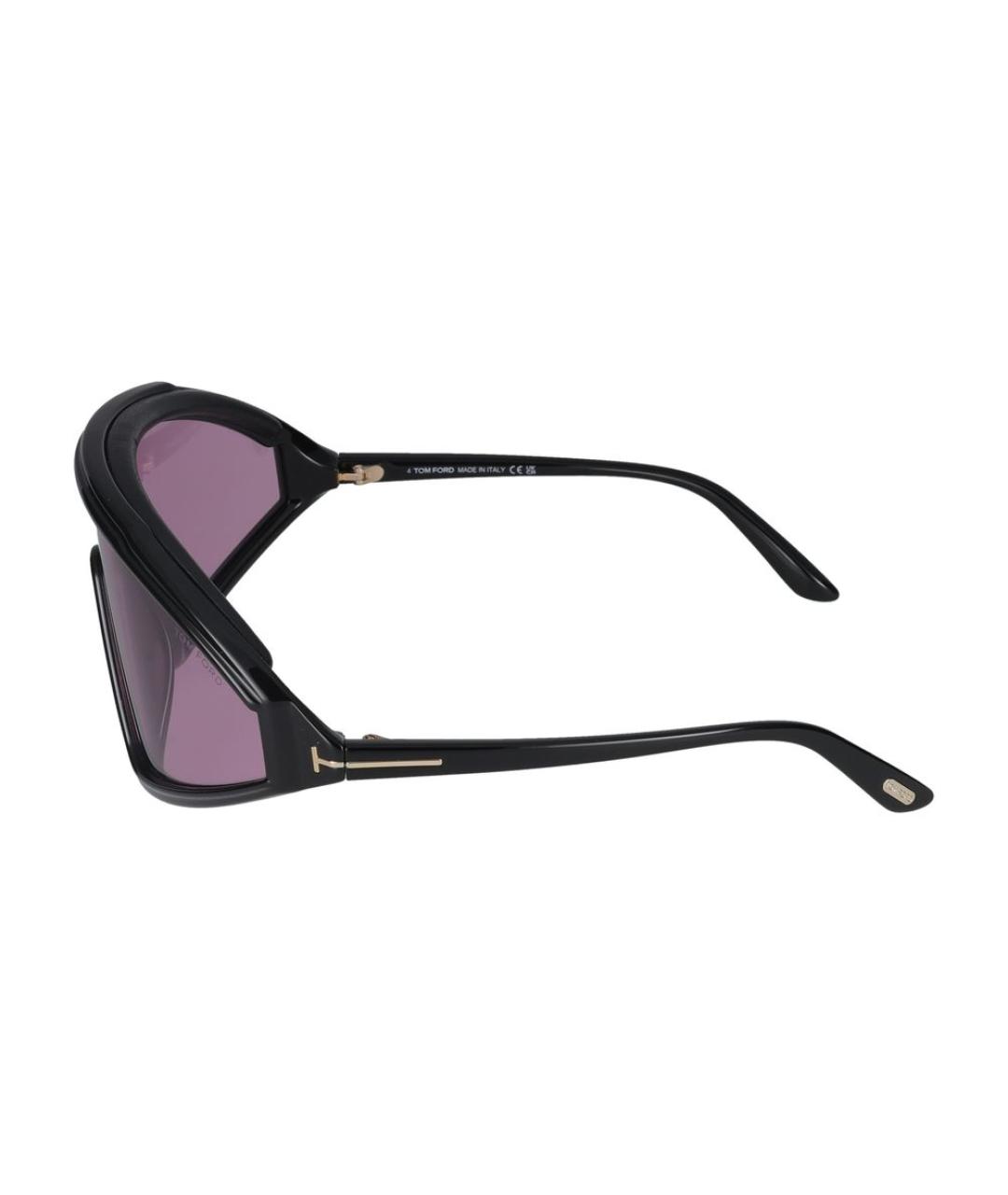 TOM FORD Черные пластиковые солнцезащитные очки, фото 3