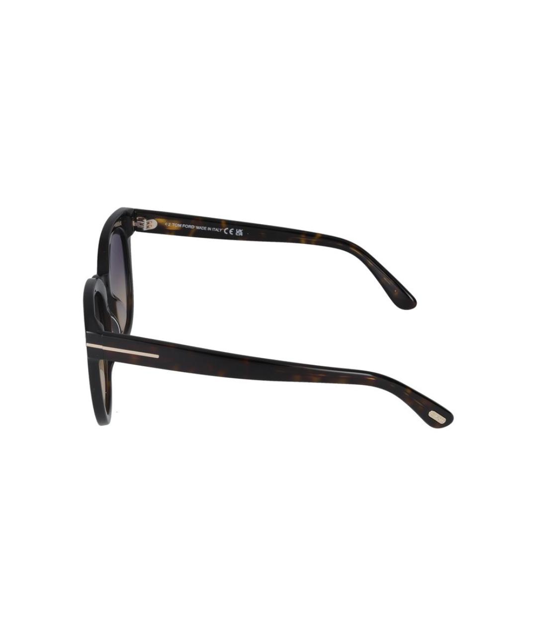 TOM FORD Черные пластиковые солнцезащитные очки, фото 3