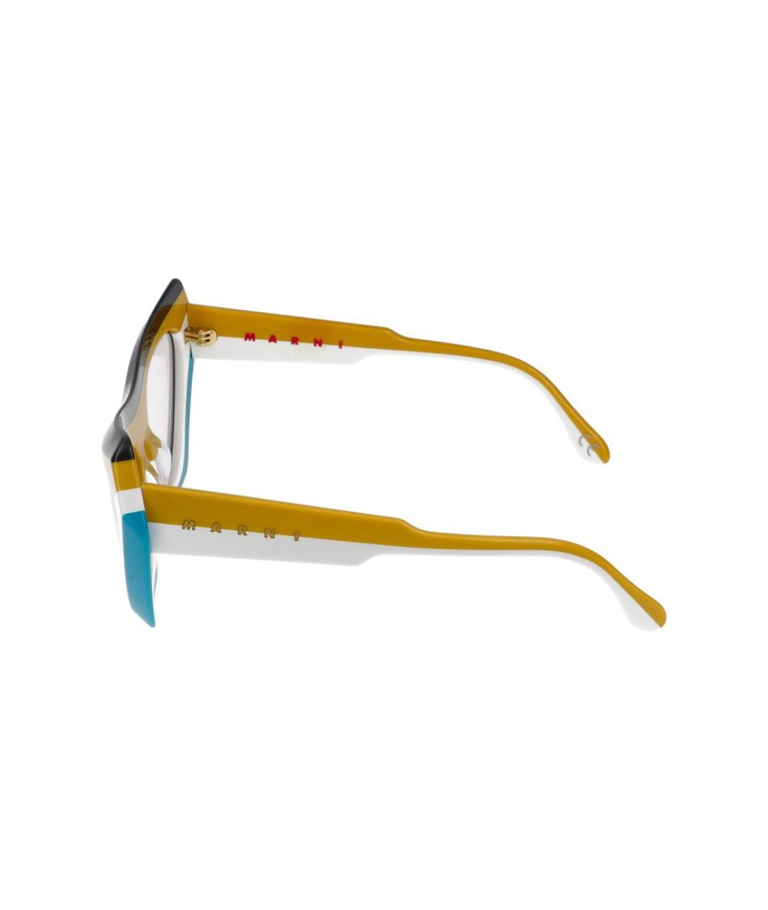 MARNI Мульти пластиковые солнцезащитные очки, фото 3
