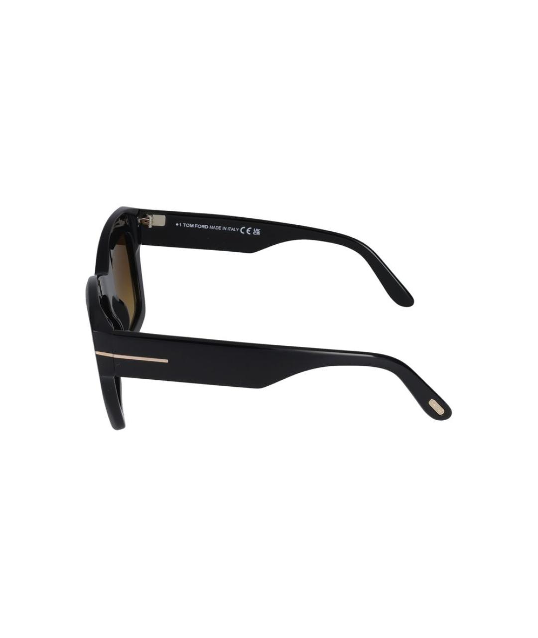 TOM FORD Коричневые пластиковые солнцезащитные очки, фото 3