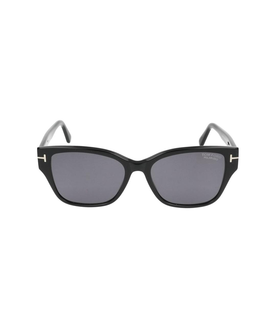 TOM FORD Черные пластиковые солнцезащитные очки, фото 2