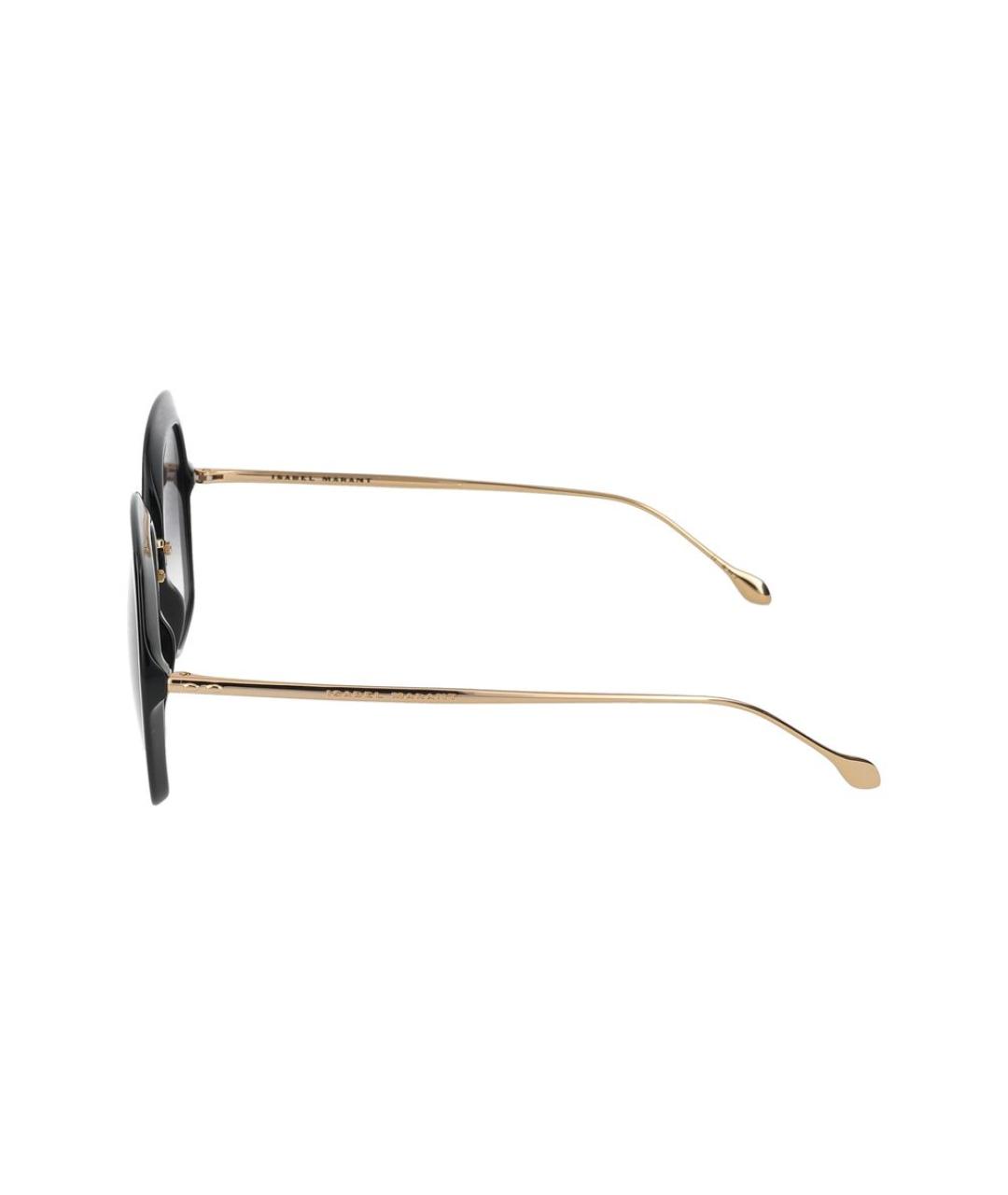 ISABEL MARANT Черные металлические солнцезащитные очки, фото 3