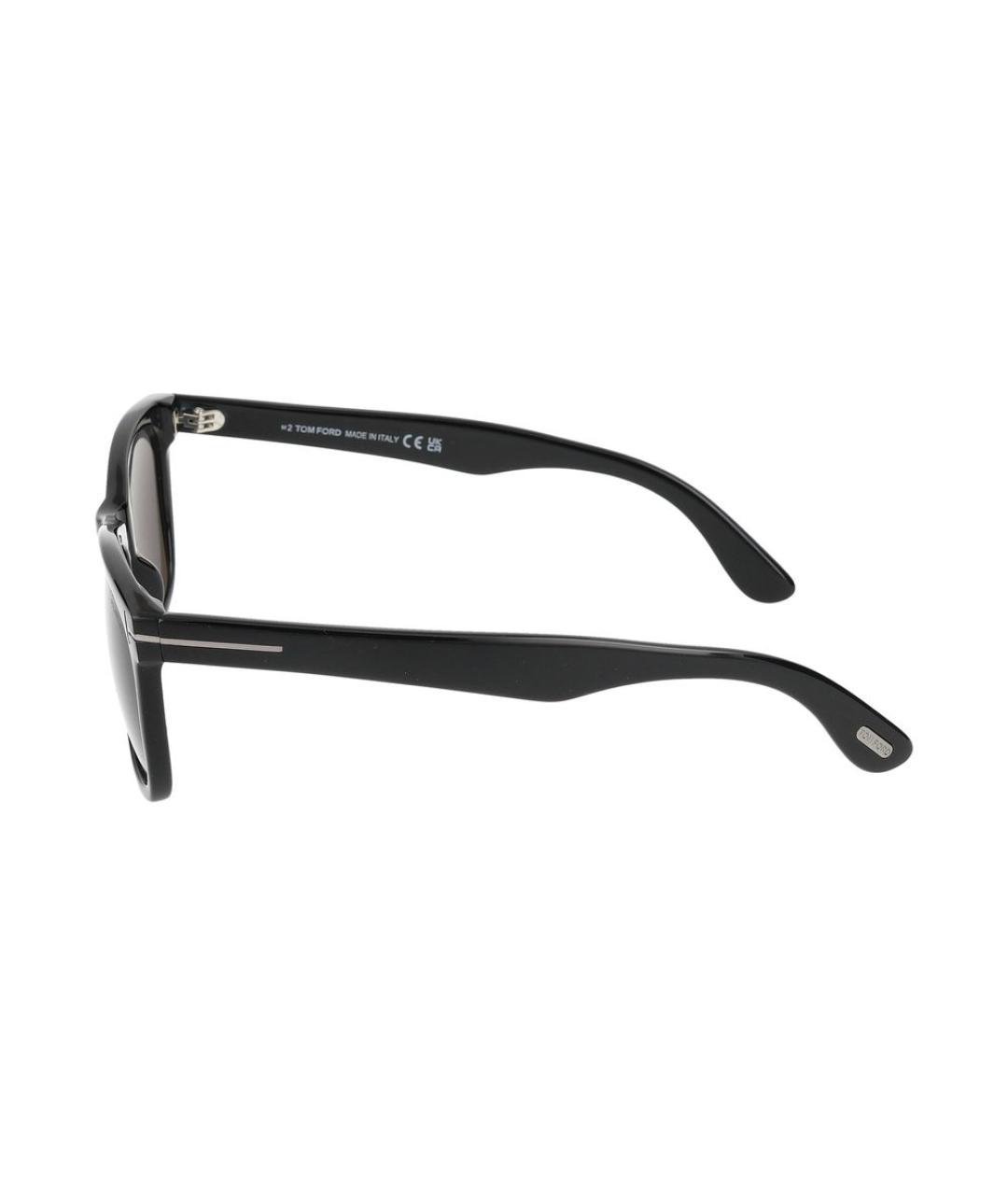 TOM FORD Черные пластиковые солнцезащитные очки, фото 3