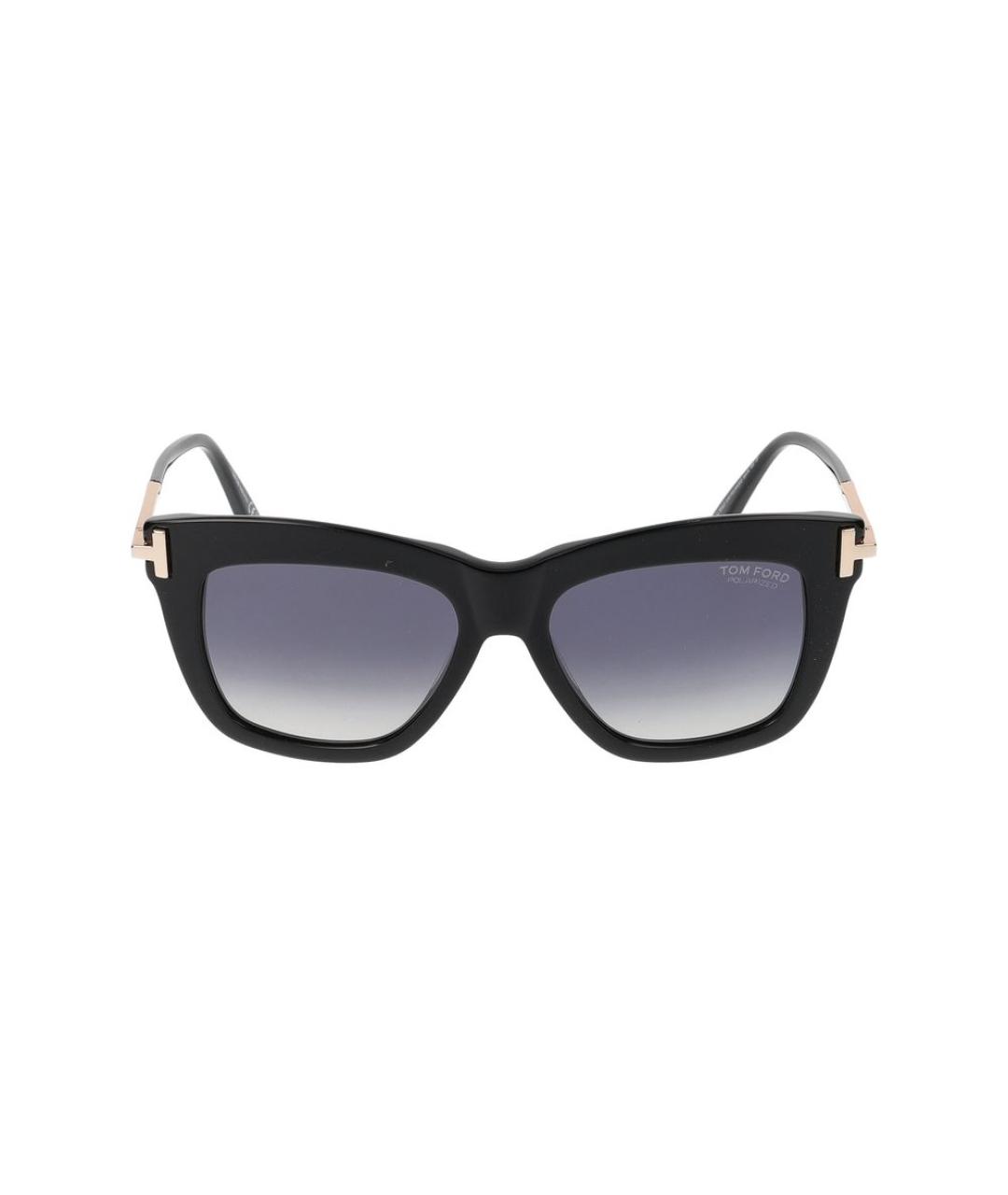 TOM FORD Черные металлические солнцезащитные очки, фото 2