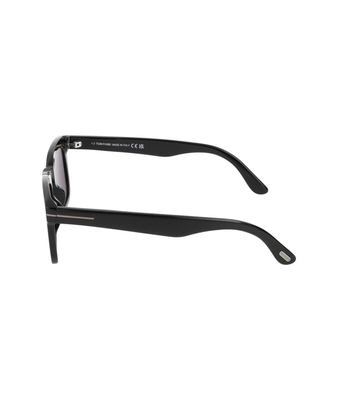 TOM FORD Черные пластиковые солнцезащитные очки, фото 3