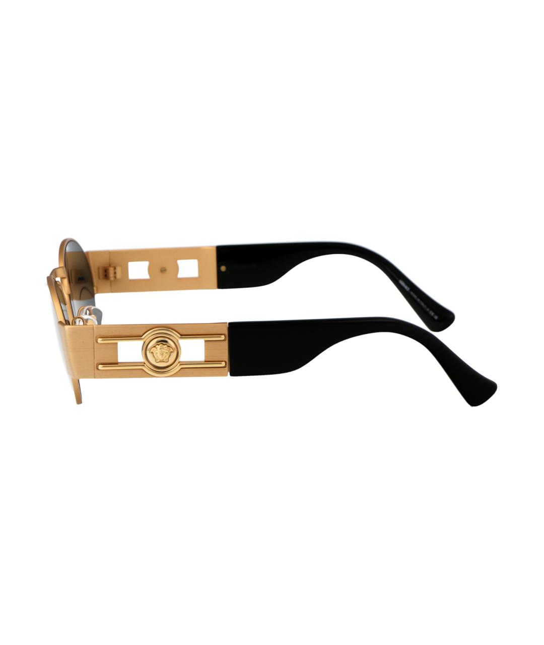 VERSACE Золотые солнцезащитные очки, фото 3