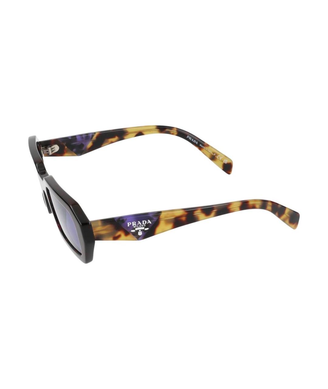 PRADA Коричневые солнцезащитные очки, фото 3