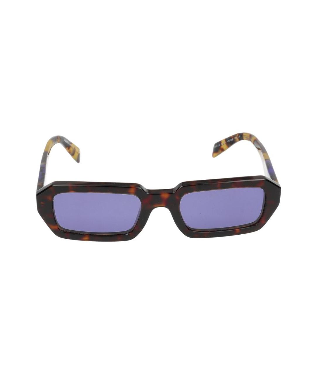 PRADA Коричневые солнцезащитные очки, фото 2