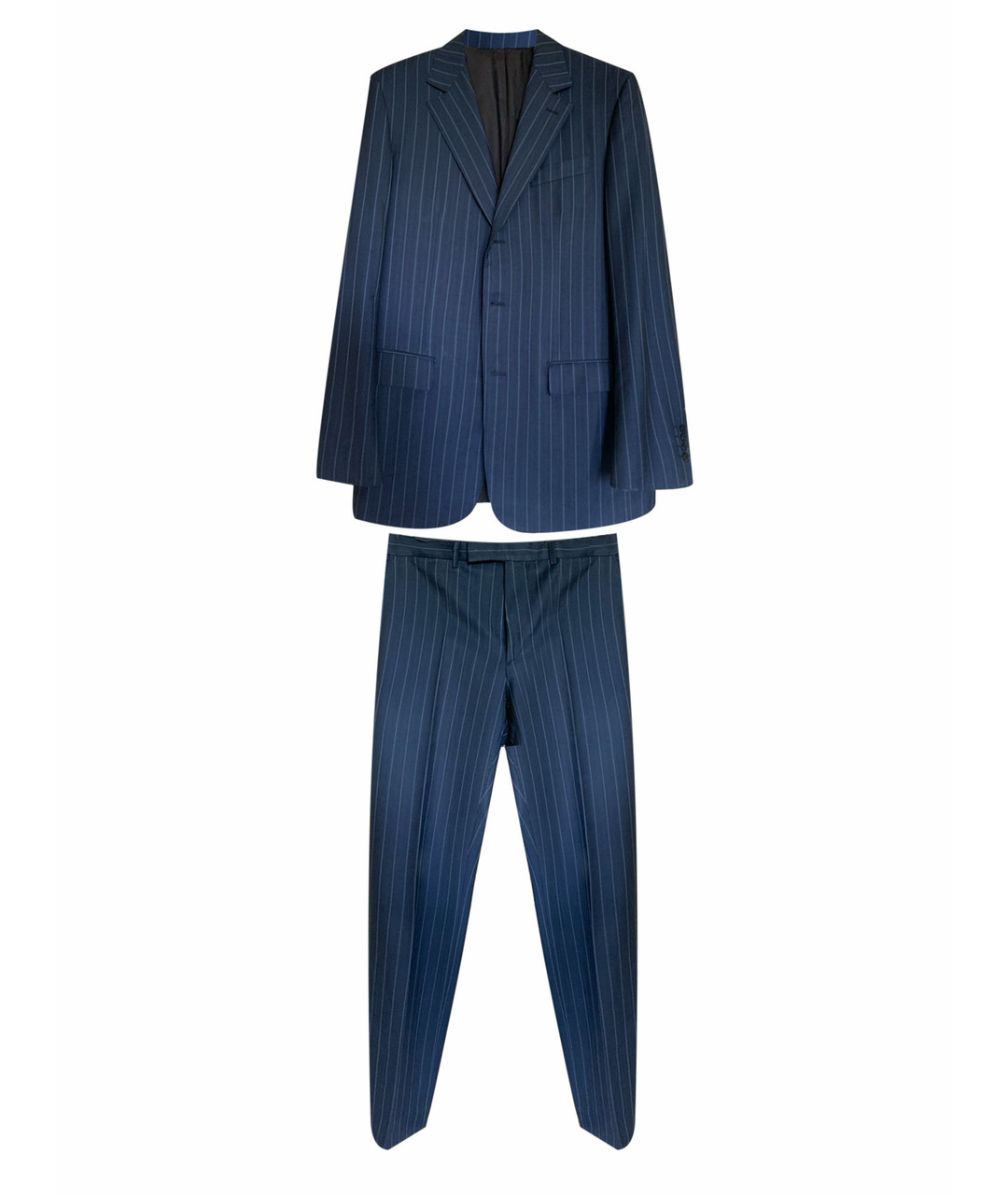 LOUIS VUITTON PRE-OWNED Темно-синий классический костюм, фото 1