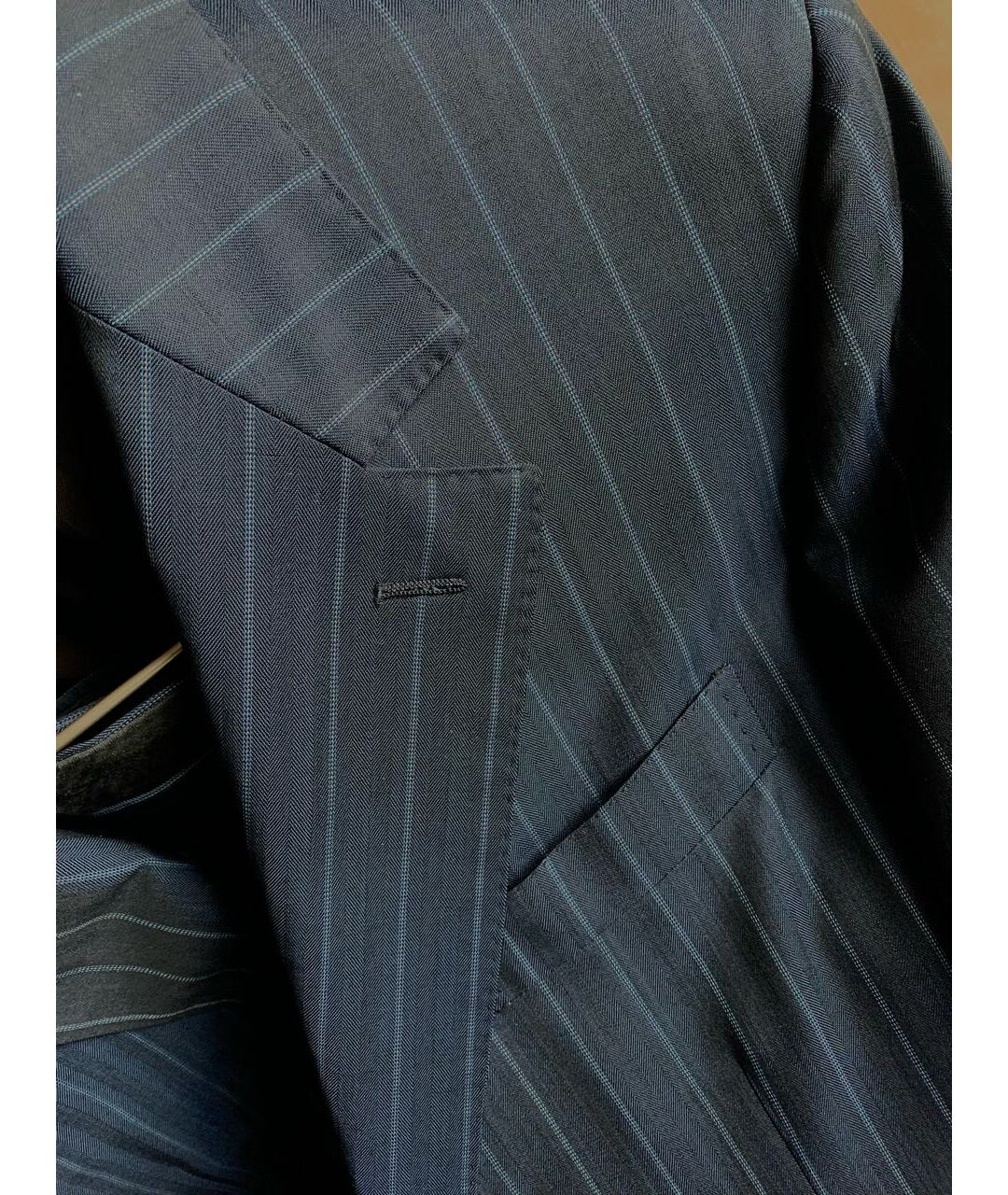 LOUIS VUITTON PRE-OWNED Темно-синий классический костюм, фото 6