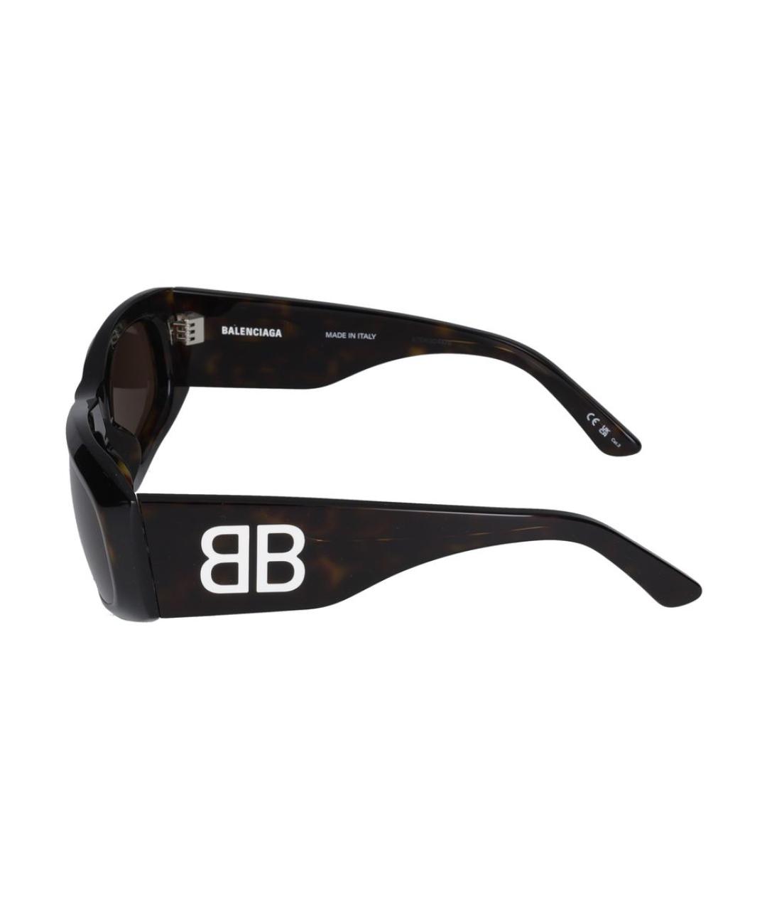 BALENCIAGA Коричневые солнцезащитные очки, фото 5