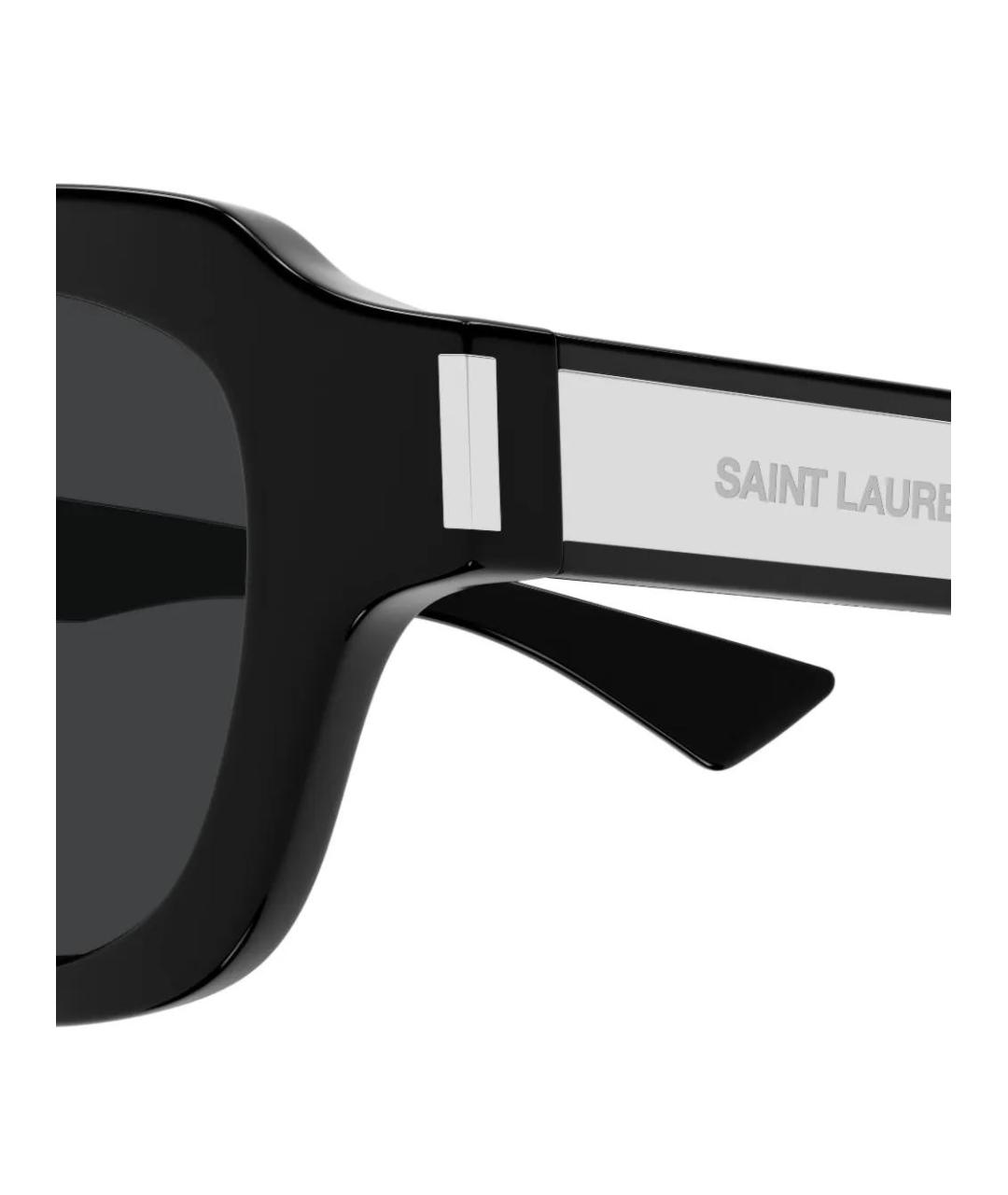 SAINT LAURENT Черные солнцезащитные очки, фото 3