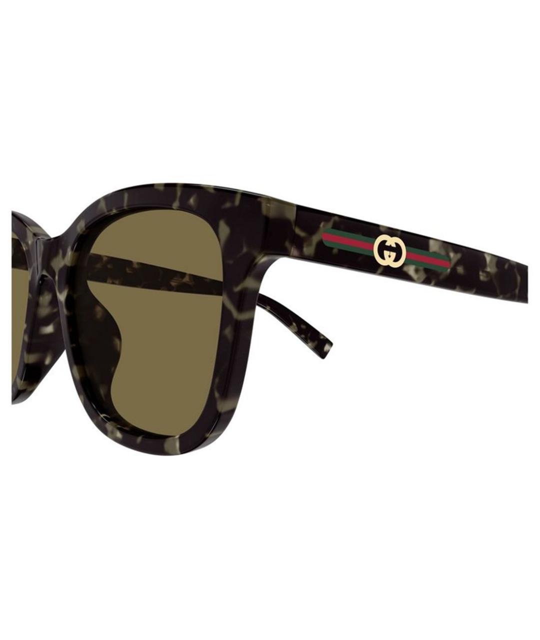 GUCCI Коричневые солнцезащитные очки, фото 3