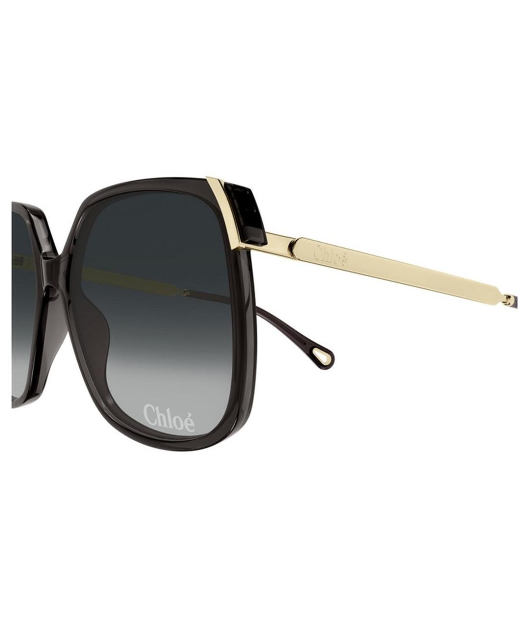CHLOE Золотые солнцезащитные очки, фото 3