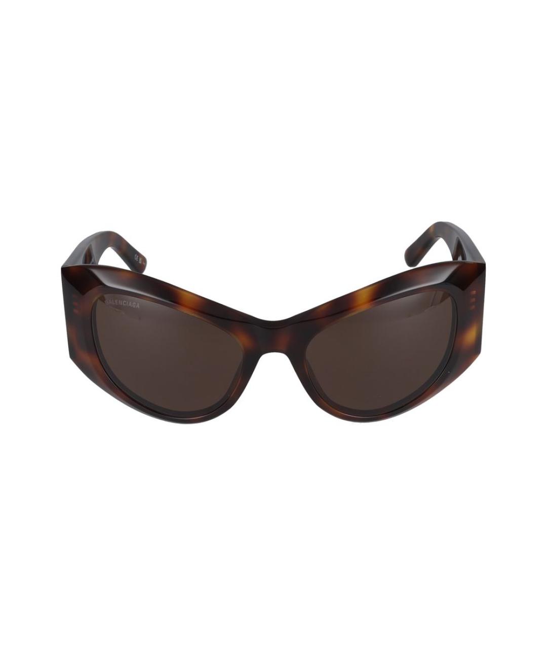 BALENCIAGA Коричневые солнцезащитные очки, фото 2