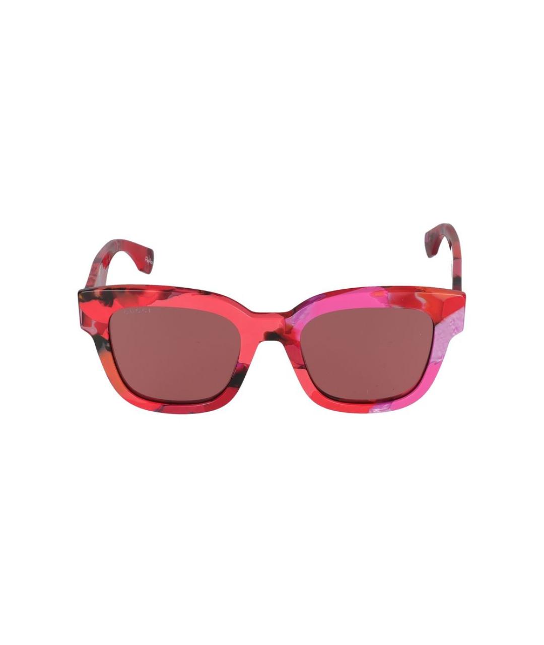 GUCCI Красные солнцезащитные очки, фото 1