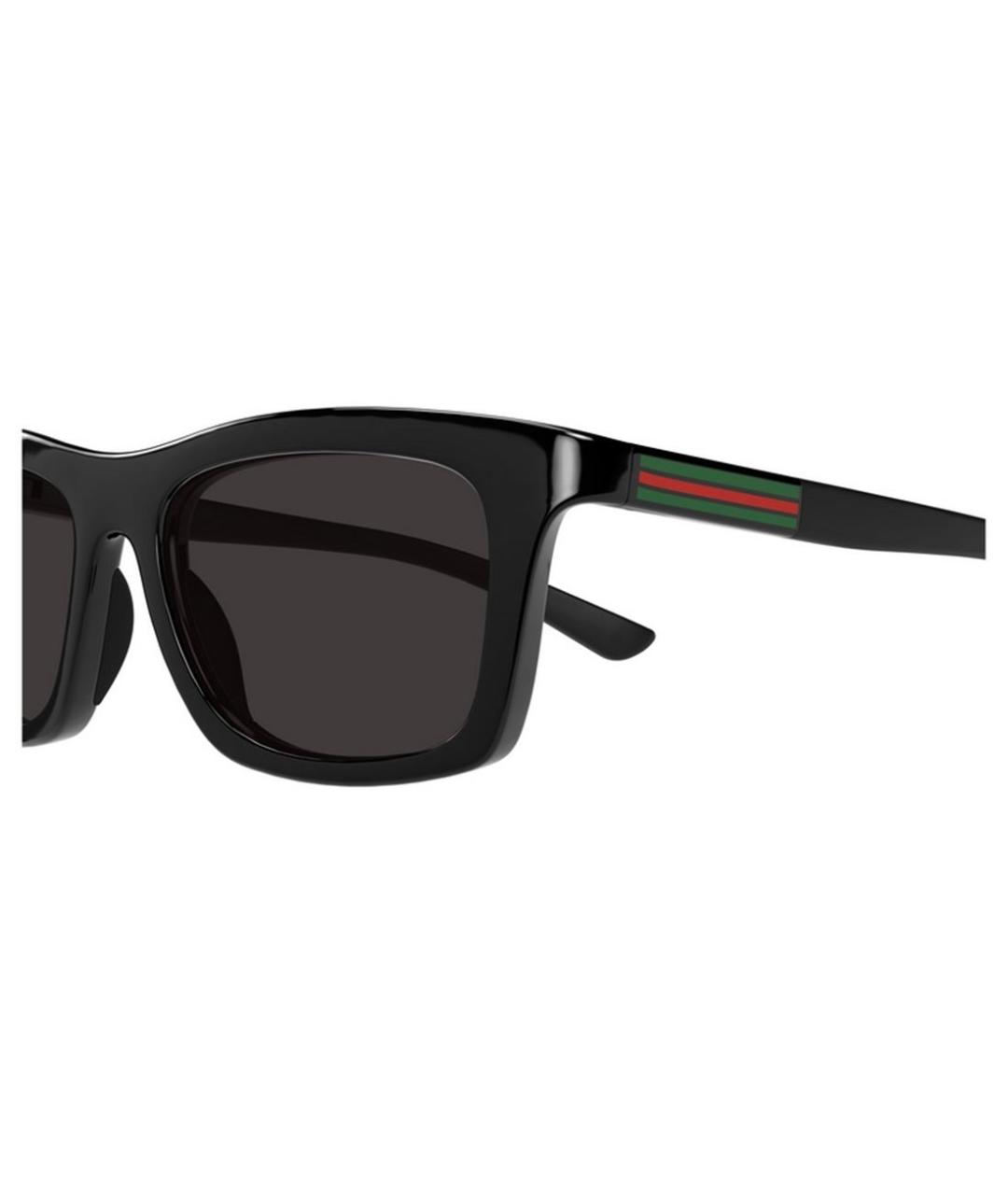 GUCCI Черные пластиковые солнцезащитные очки, фото 3