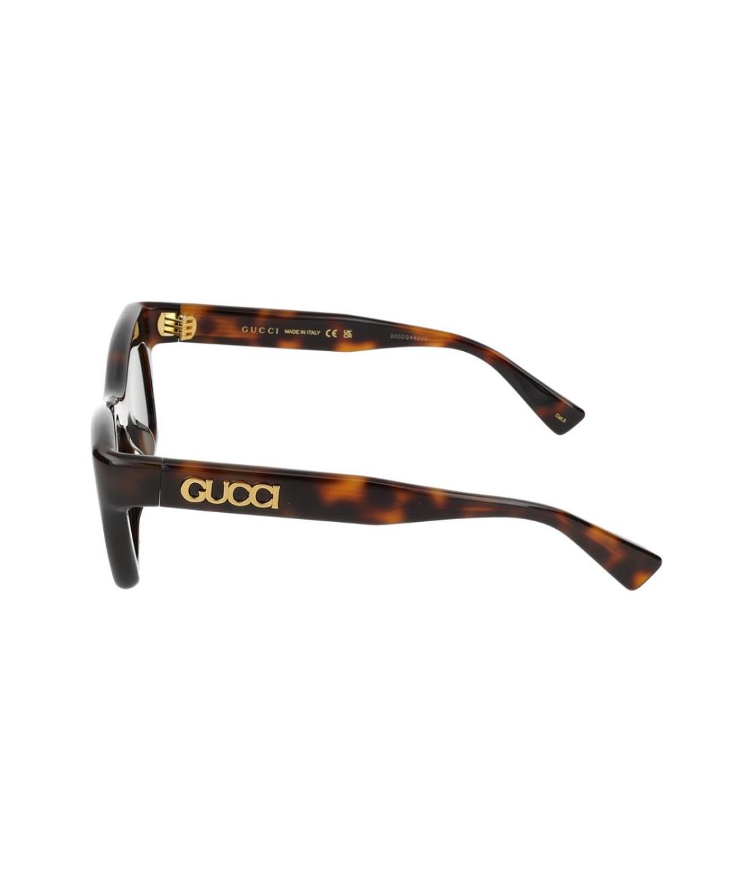 GUCCI Коричневые солнцезащитные очки, фото 5