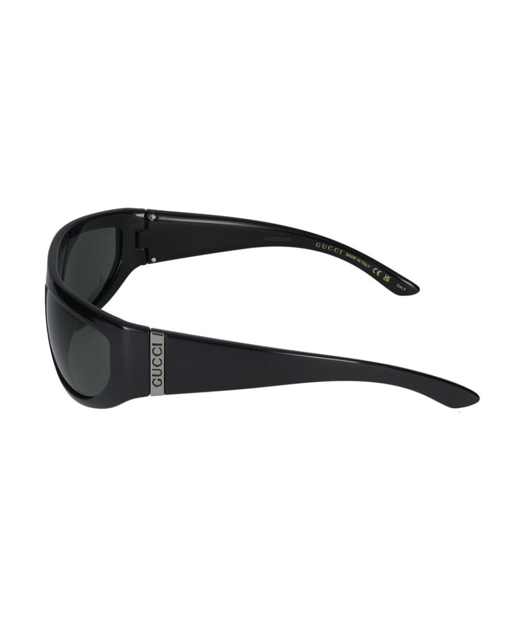 GUCCI Черные пластиковые солнцезащитные очки, фото 3