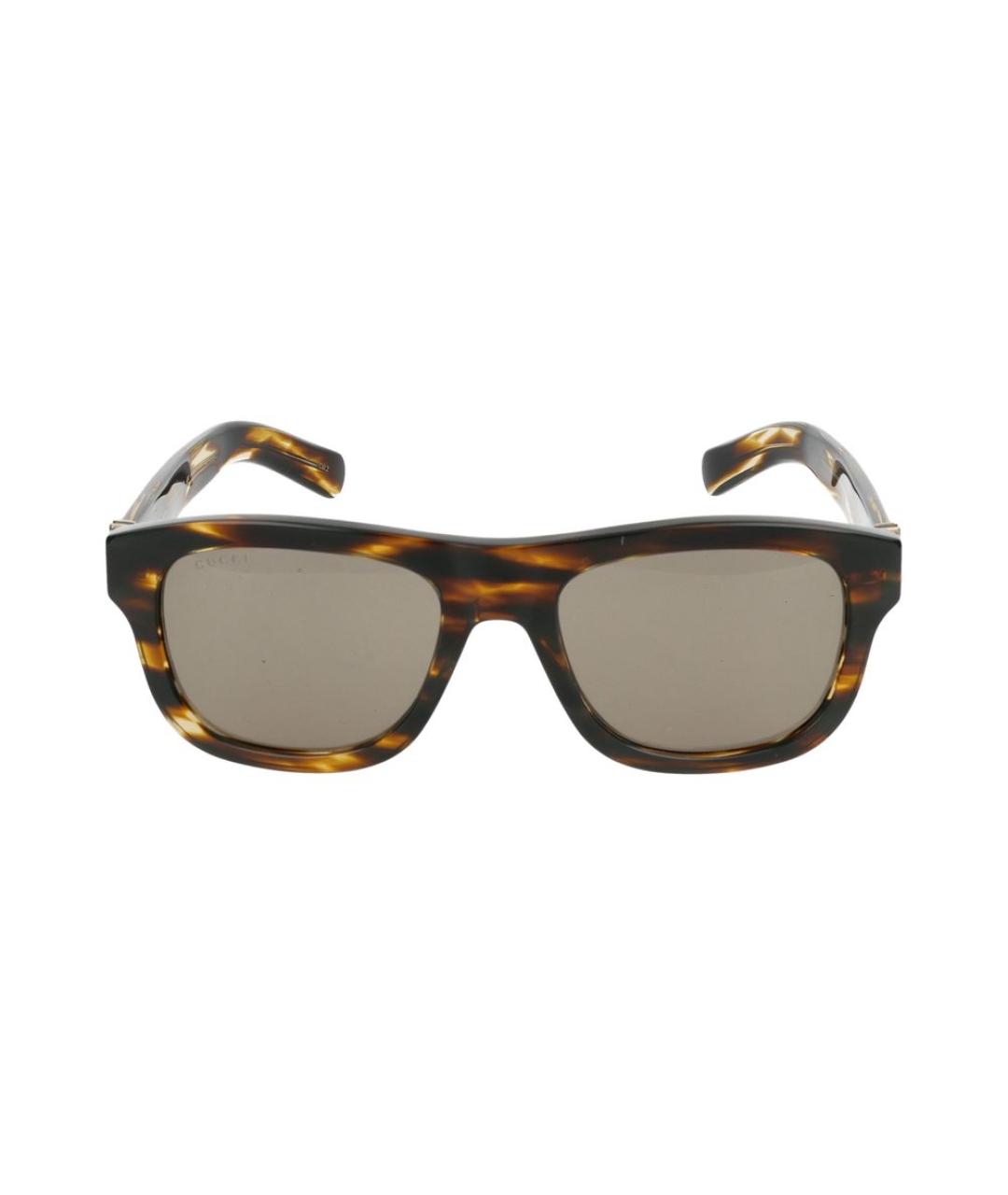 GUCCI Коричневые солнцезащитные очки, фото 1
