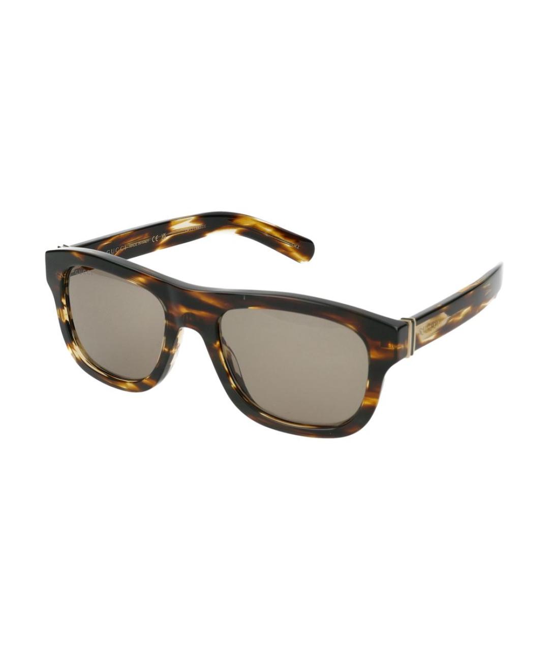 GUCCI Коричневые солнцезащитные очки, фото 3
