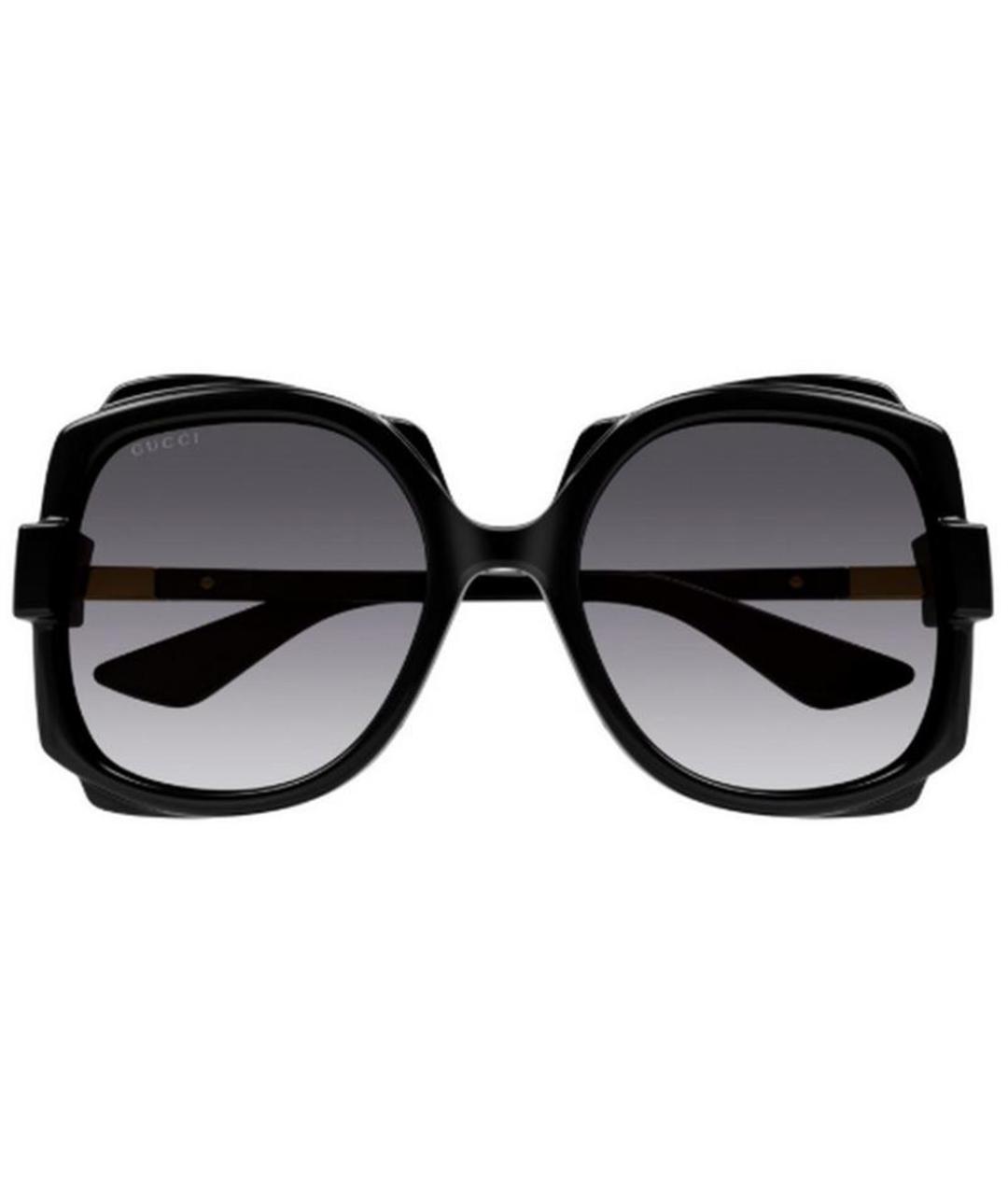 GUCCI Черные пластиковые солнцезащитные очки, фото 2