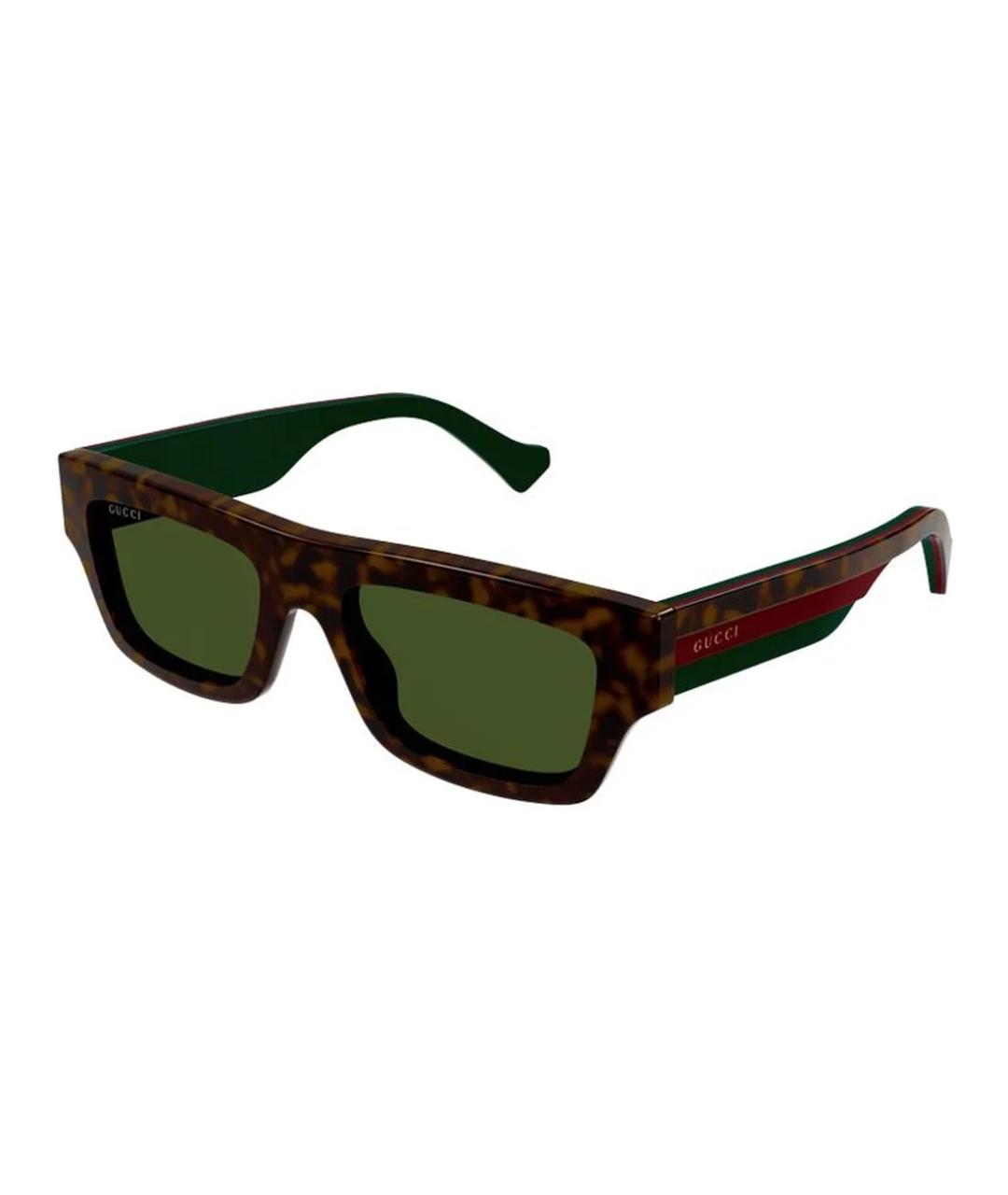 GUCCI Коричневые солнцезащитные очки, фото 1