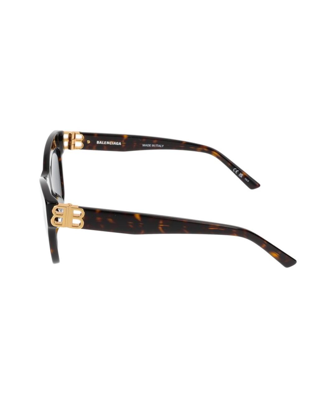 BALENCIAGA Коричневые солнцезащитные очки, фото 3