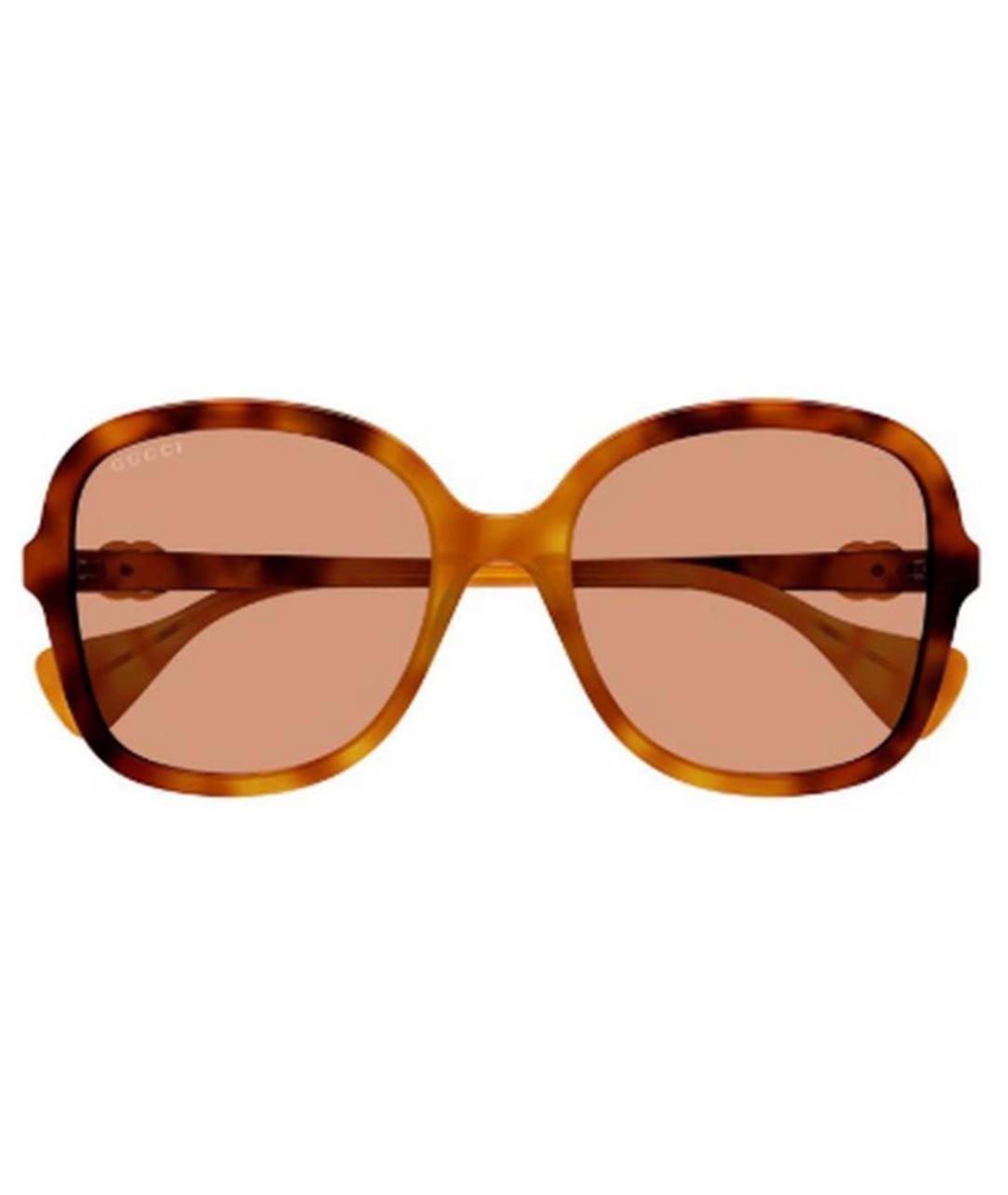 GUCCI Коричневые солнцезащитные очки, фото 2