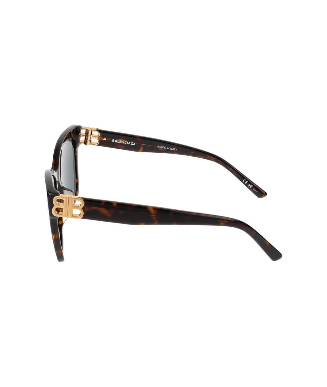 BALENCIAGA Коричневые солнцезащитные очки, фото 5