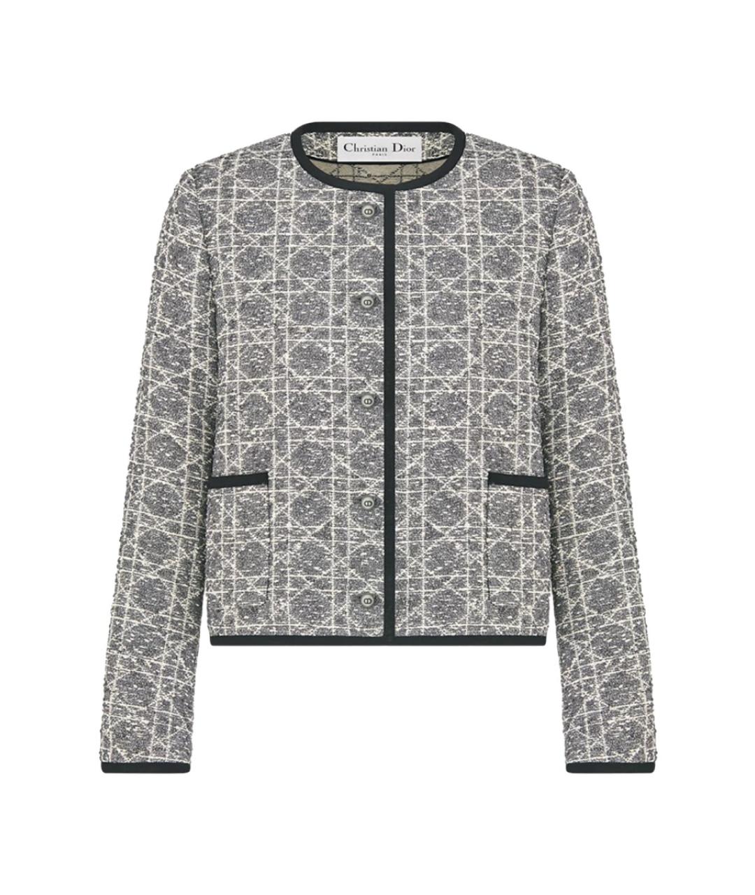 CHRISTIAN DIOR Мульти хлопковый жакет/пиджак, фото 1