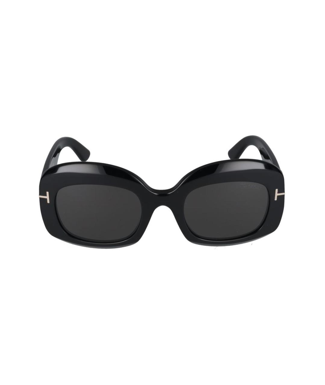 TOM FORD Черные пластиковые солнцезащитные очки, фото 2
